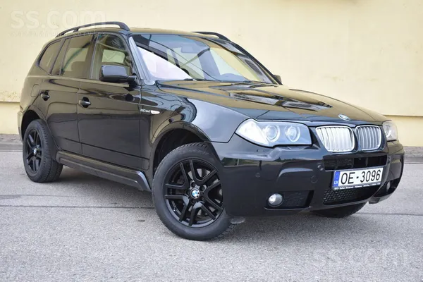 BMW BMW X3 (2007.g) M-Line, Melna met. 
