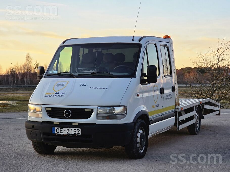 Pārdod evakuatoru Opel Movano 2, 5Dti, Auto tehniski labā stāvoklī, kopts un