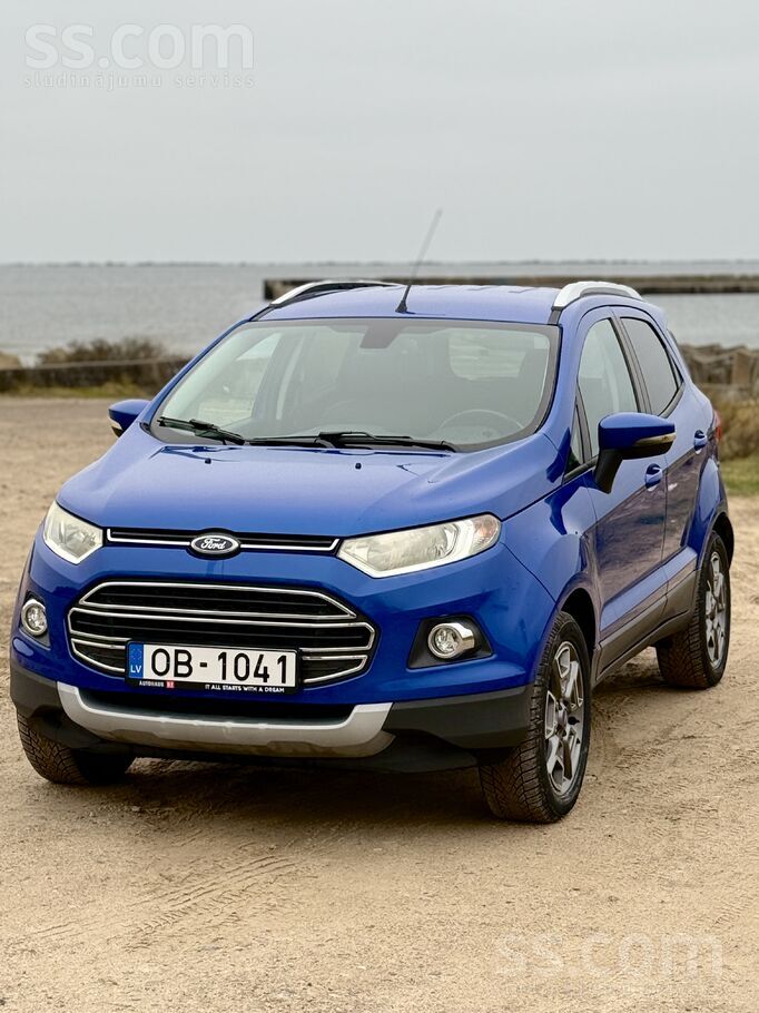 Ford ecosport 1.0 benz ar 125 z/s motoru. Jauna tehniskā apskate. Vienkāršs