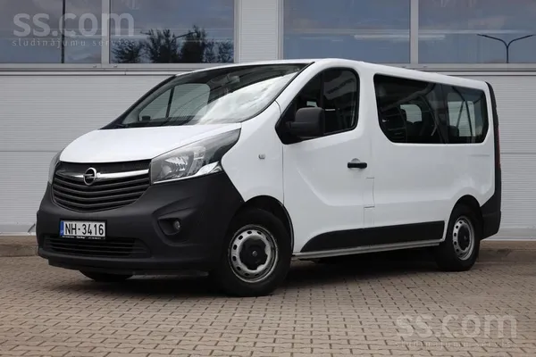 Opel 1.6D, 107kw, 9sēdevietas, borta dators, kruīza kon