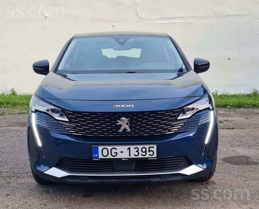 Skaists auto tiko ievests no Francijas. Peugeot 3008 1, 5 dīzelis ar 96 kw.