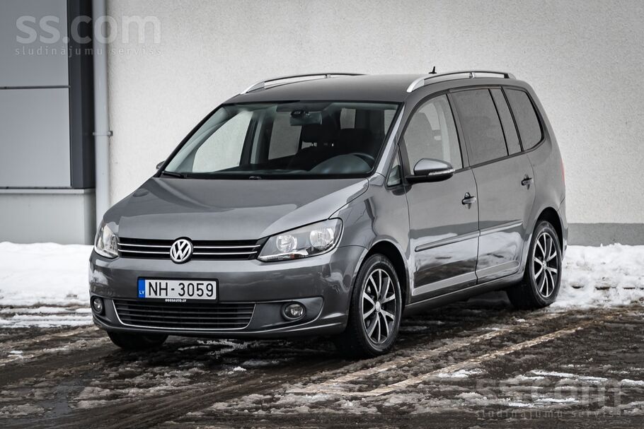 Volkswagen VW Touran 1.6 dīzelis Facelift 77kw, jauna TA, Aut