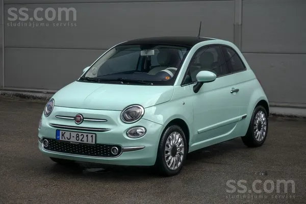 Garantija - 1 gads bez nobraukuma ierobežojuma. 

Fiat 500 1.2 benzīns, Me