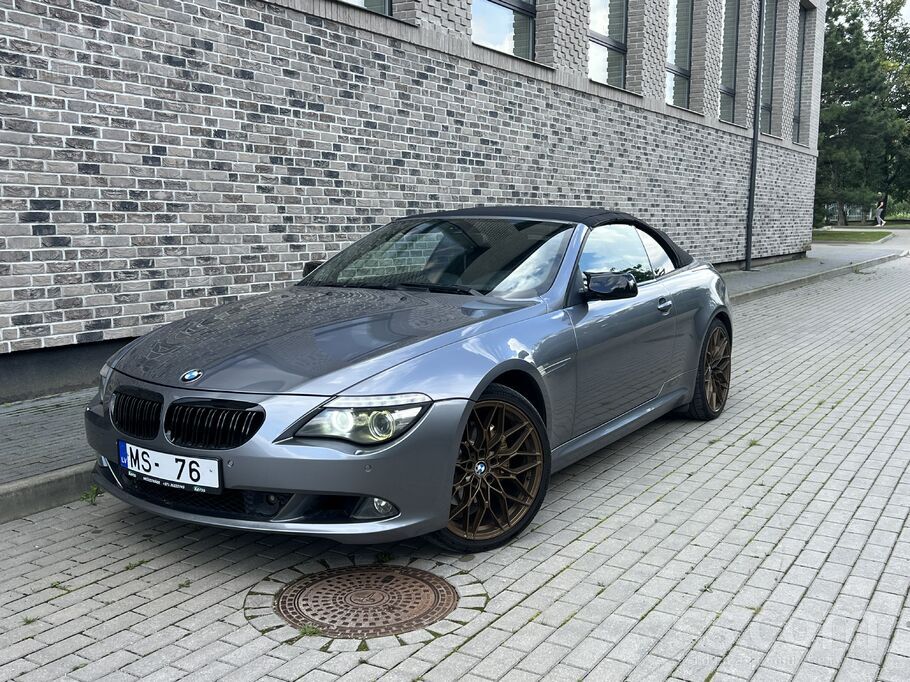 Pārdodu BMW 635d Cabrio (Facelift), 285 ZS ar salīdzinoši zemu degvielas pat