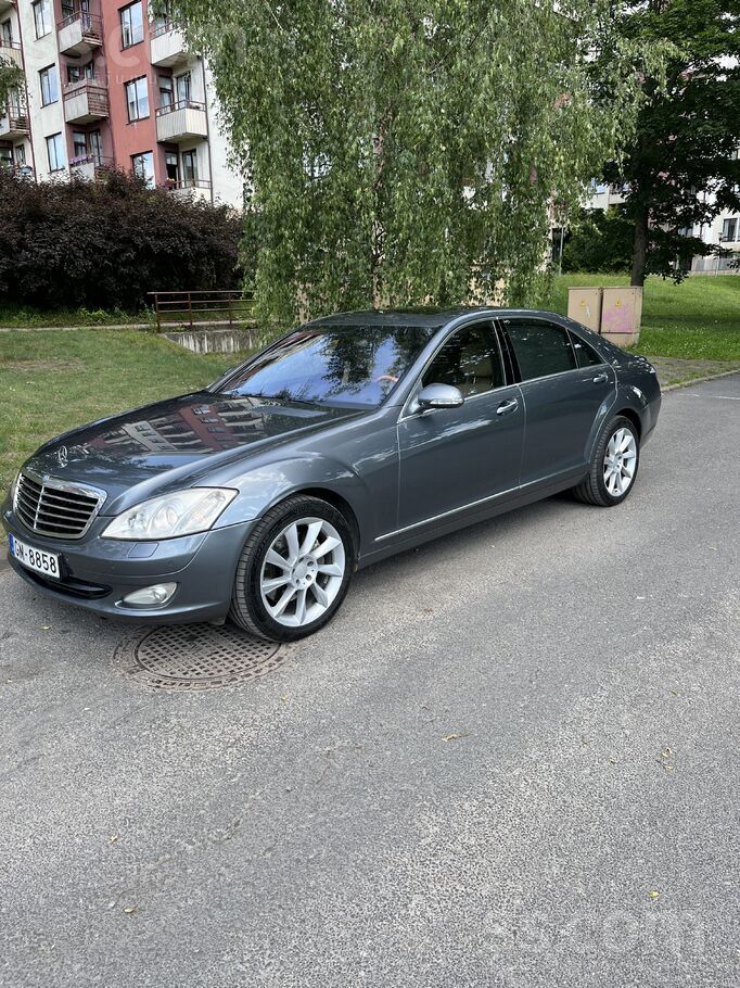 Mercedes Benz S500, pilnākā komplektācija, Lorinsen orģinālie diski, labas r