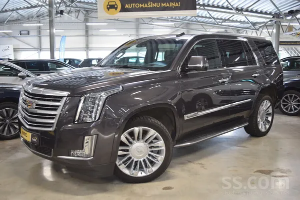 Cadillac Escalade Platinium 8 sēdv. 2016. gada. 6.2l benzīns, 313 Kw (426 Hp