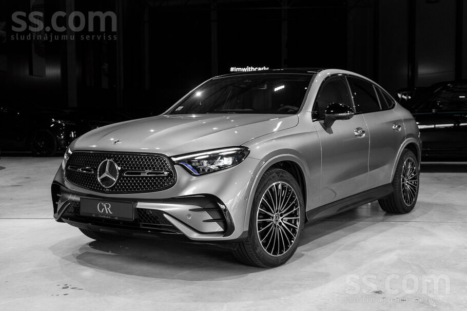 Pārdod Mercedes Benz Glc 200 4Matic Coupe skaistā Mojave Silver metāliskā kr