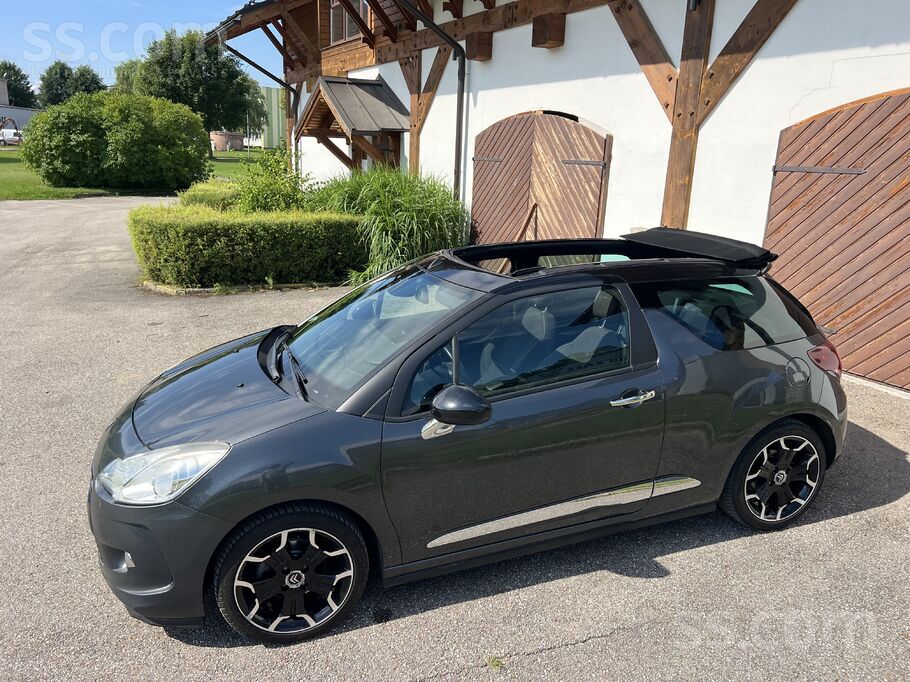 Īpašs Ds3 modelis – ekskluzīvā Cabrio versija, bija ievērojami dārgāks, kad