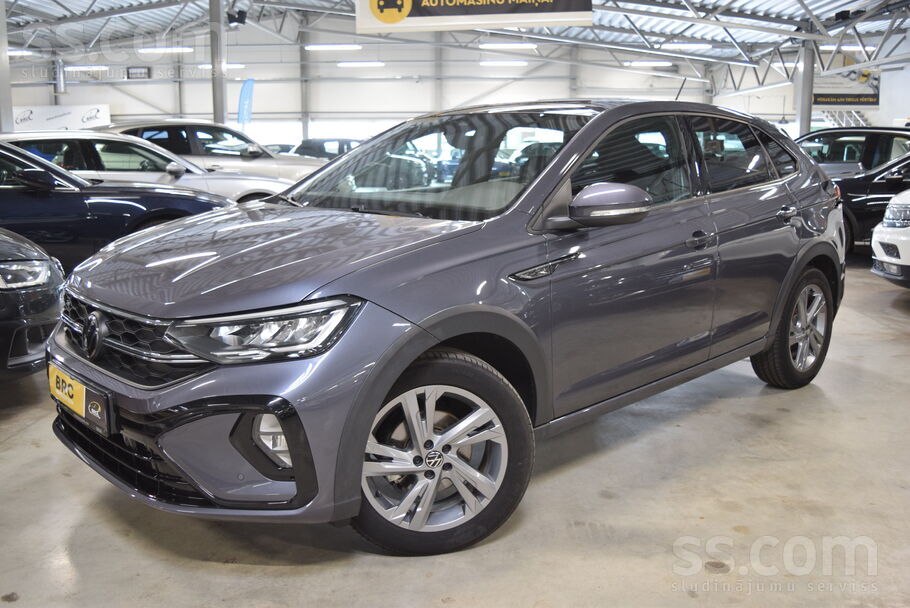 Volkswagen Taigo R Line. 2022. gada. 1.5l benzīns, 110 Kw (150 Hp)
Par ie