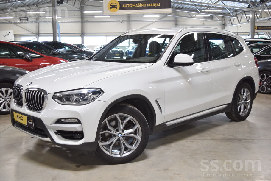 BMW X3 xDrive 20D. 2018. gada. 2.0l dīzelis, 140 Kw (190 Hp)
Par iespēju