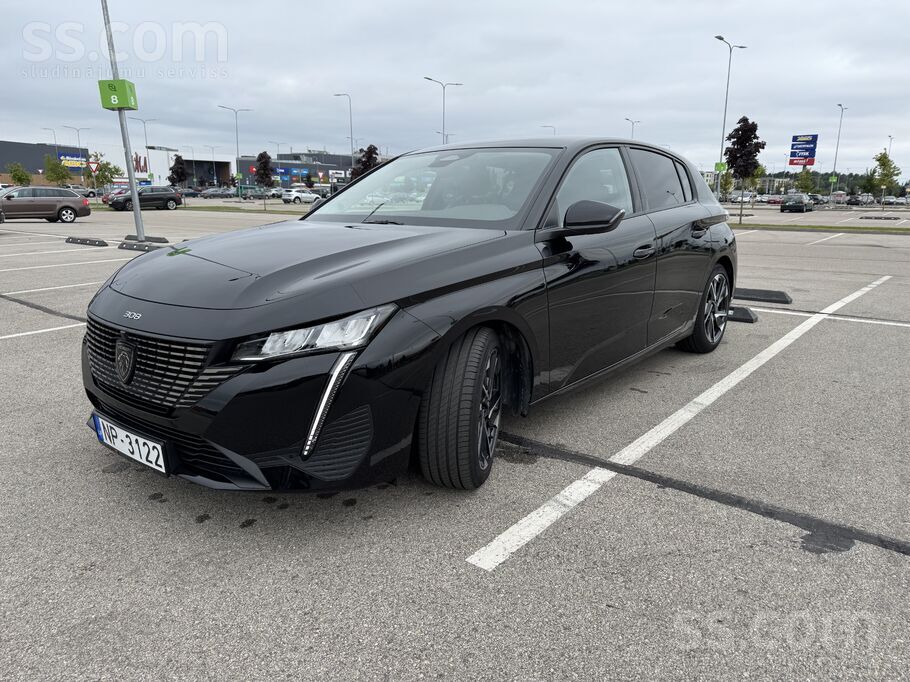 Pārdodu Peugeot 308 ar 1.2 benzīna (130 Zs) automātisko kārbu un ražotāja ga