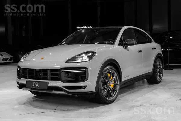 Porsche Pārdod Porche Cayenne Turbo GT Coupe 471kW. Auto t