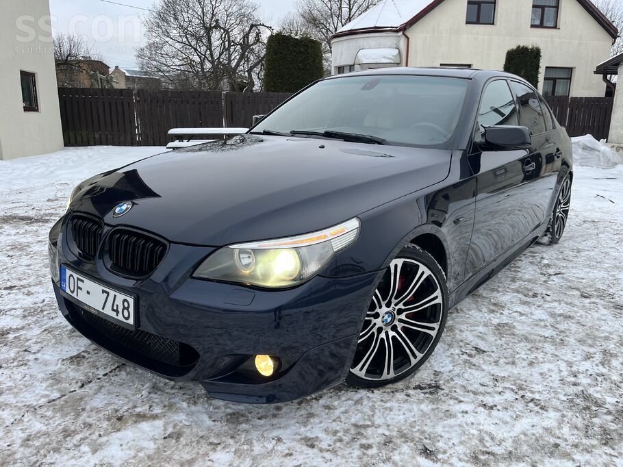 BMW E60 535d Mpacket. 3.0 dīzelis 200kw. Automāts. TA 