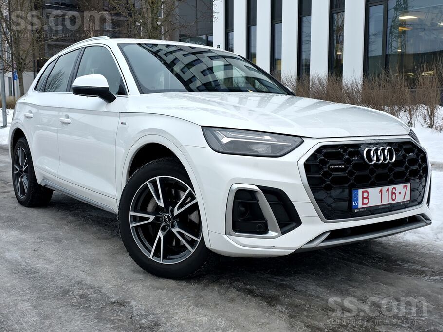 Garantija/ Q5 50 Tfsie/ S-Line/ Plug-in/ Quattro/ Carplay/ 0€ gada Nodoklis