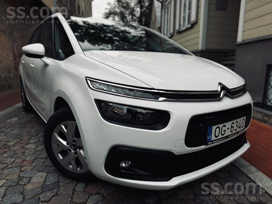 Garantija - No Francijas 7 vietīgs Citroen C4 Picasso -96kw/131zs teicamā te