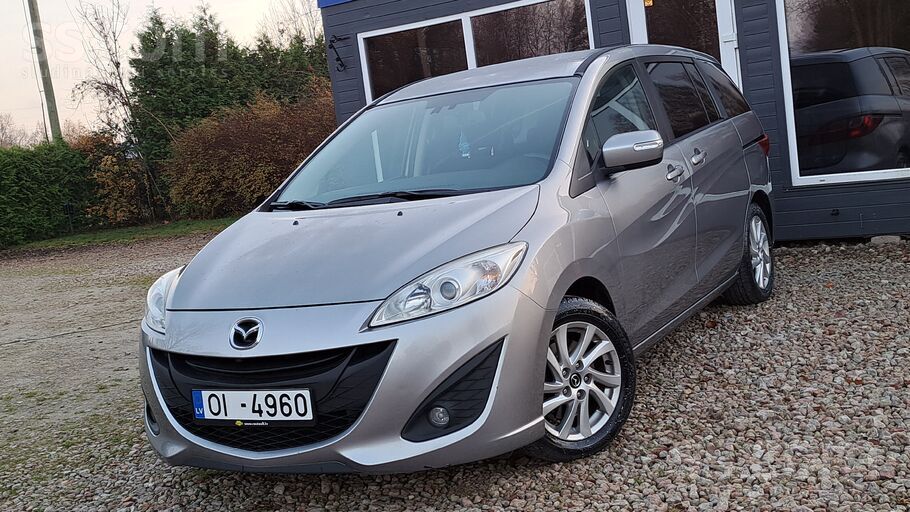Mazda 5, 7-sēdvietas, tikko ievesta
1.6 dīzelis (85Kw/115zs)
Pirmreizējā r