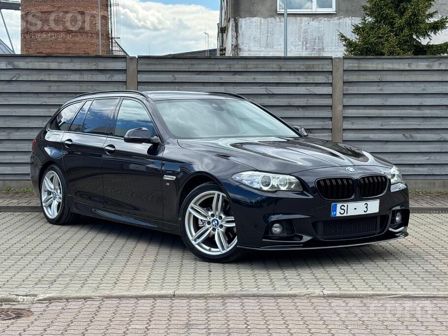 BMW BMW 520d ar B47 M-sportpack ar Carbon-Schwarz krās