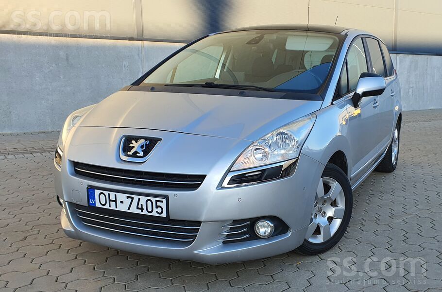Peugeot 5008 1.6i 88kW. 7 sedvietas. Tikko ievests. Auto i