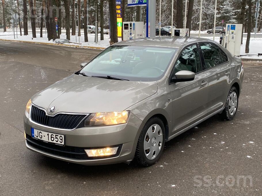 Škoda rapid, jauna ta, orģināls 115 tūkst. /km, 1.6 dīzelis, manuālā ātrumkā