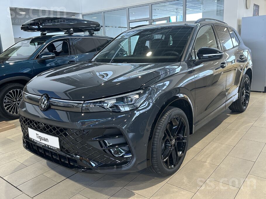 Tiguan R-Line 2.0Tdi Dsg 193Zs, 4Motion.
Virsbūves krāsa "Urano Gray"