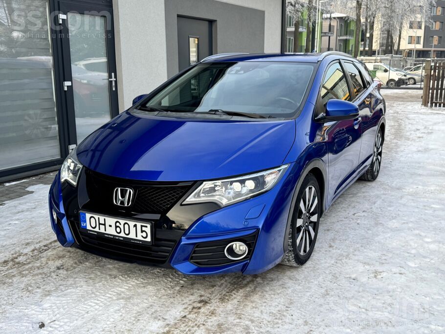 Civic Tourer, Automāts, 1.8 benzīns 104kw, Facelift modelis. Aprīkojumā ieti
