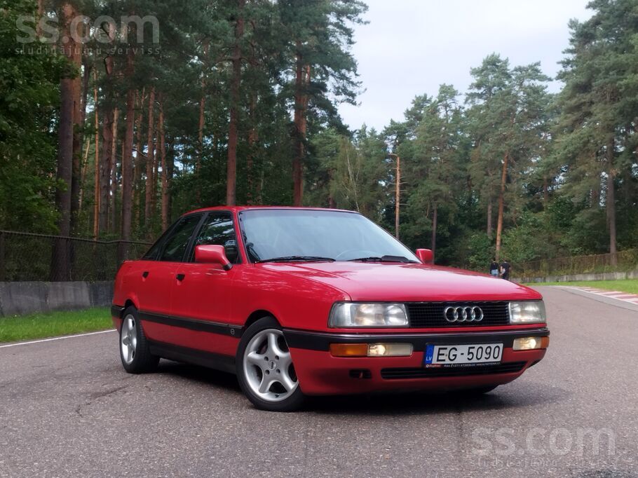 Audi 90 ar vēsturisko statusa sertifikātu (nav jāmaksā nodokļi), 2.0 5 cilin