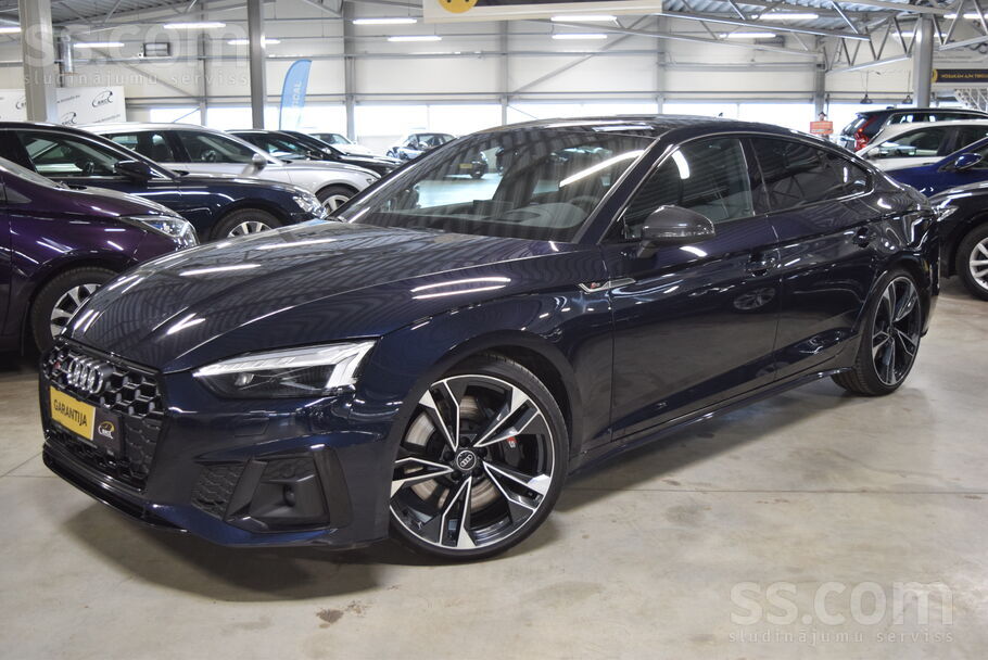 Audi S5 Sportback. 2022. gada. 3.0l dīzelis, 251 Kw (341 Hp)

Par iespēju