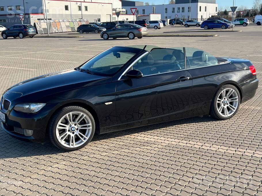 BMW 335i E93 Cabrio, automātiskā ātrumkārba, 225Kw/306Zs, Jauna TA, Auto paš