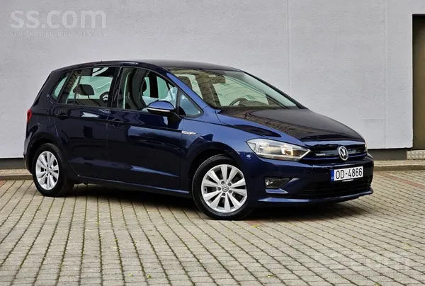 VW Golf Sportvan 1.6 Tdi 81kw(110zs) ar manuālo 6 pakāpju ātrumkārbu. Tikko