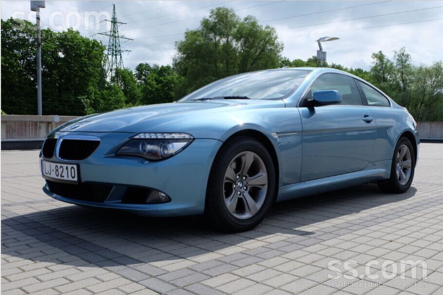 Pārdodu BMW 635d lieliskajā tehniskajā un vizuālajā stāvoklī. Reta krāsa Atl