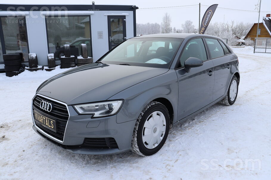 Audi A3 Sportback. 1.6 dīzelis 81kw. Mehānika. TA 02.2027. Teicamā tehniskā