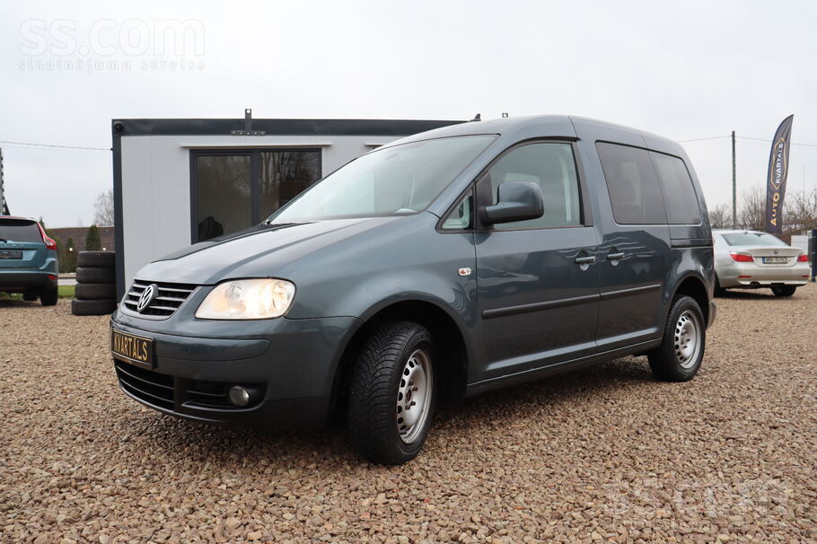 Volkswagen Tikko no Vācijas. Caddy Life. 1.9 dīzelis 77kw. Ma