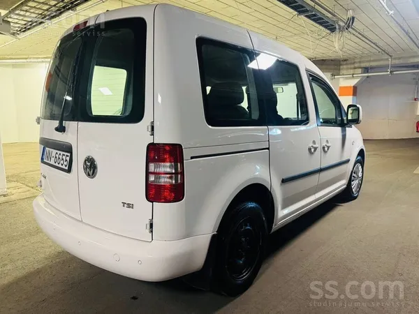 Volkswagen 5 Sedv. Vw Caddy 105 zs, Eco auto mūsdienu mainīga