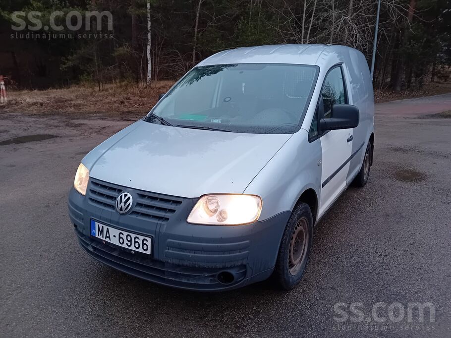 Volkswagen Uzticams darba auto - kravas furgons ar divām sēdv