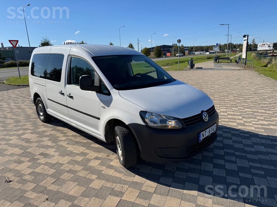 Tikko iezieta TA bez aizrādījumiem, ekoloģija vietā. VW Caddy 2013.g 1.6d 75