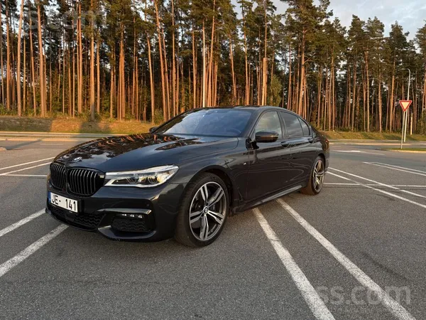 BMW BMW 740d x-drive, 235 kw, M-sportpaket, ideālā teh