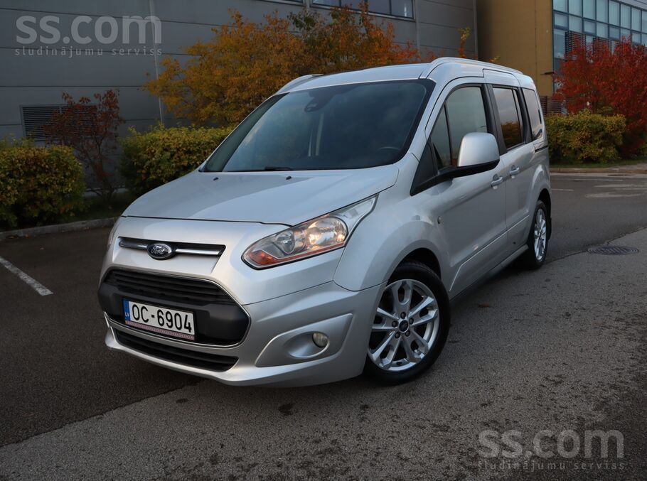 No Vācijas, Ford Tourneo Connect, 1.6D, Manuālis, 85Kw. TA 06.2026 ar vērtēj