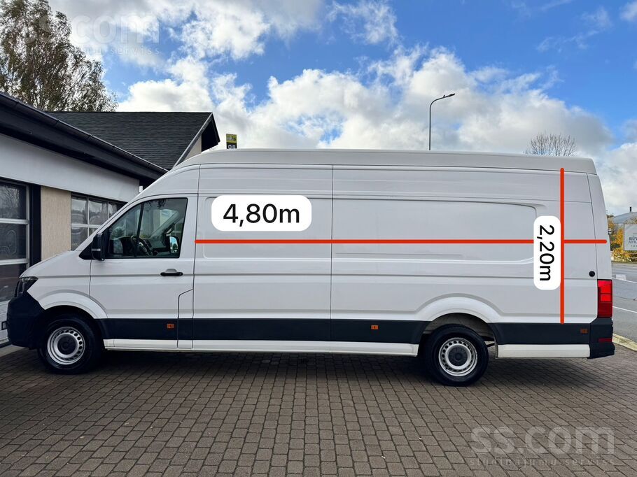 Volkswagen Garākais un augstākais pieejamais Volkswagen Craft