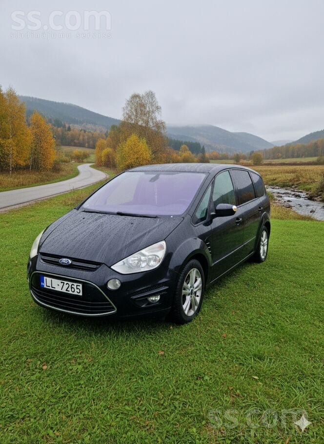 Ford S-Max 2.0d, 120kw, automāts, multi stūre, ādas sēdekļi , klimata kontro