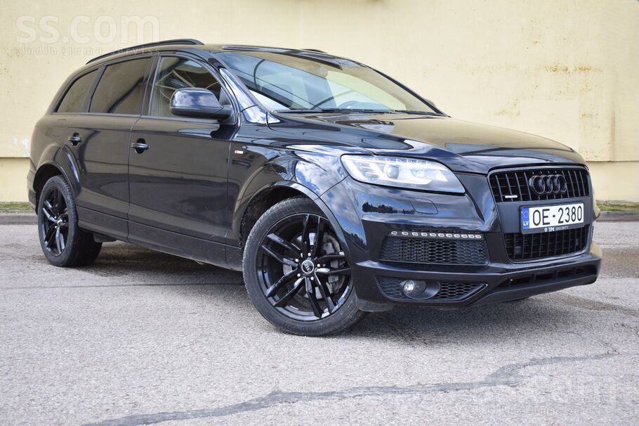 Audi Q7 S-line (2014.g) Melna met. 

Nepieciešamības gadījumā ir iespējams