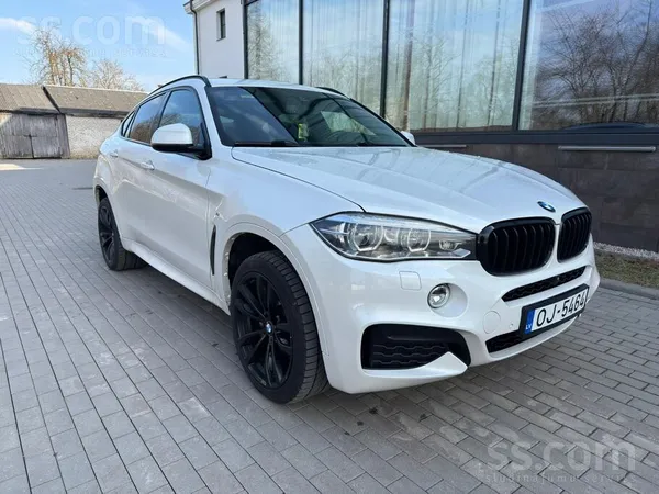 BMW BMW F16 Xdrive X6 3.0d M-Sport pakotne, auto lieli