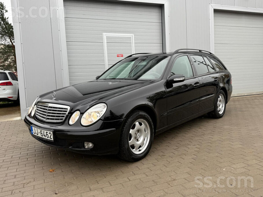 Mercedes Benz E240 2.6 benzīns/gāze, manuālā ātrumkārba. Uzticams un jaudīgs