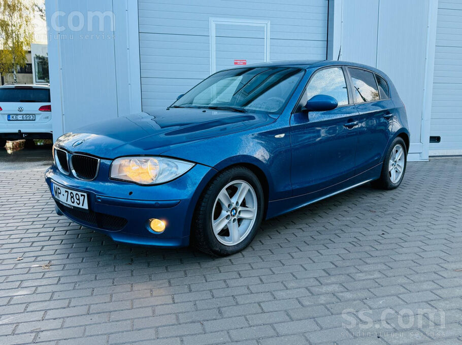 BMW BMW 118, 1.6 benzīns, manuālā ātrumkārba. Uzticams