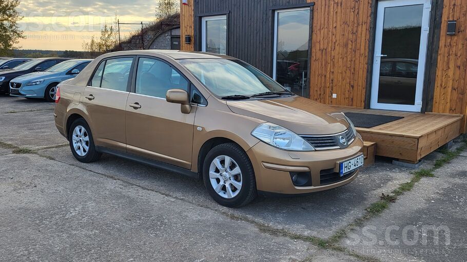 Nissan Tiida 1.6 benzīns, automāts. 
Oriģināls un pierādāms nobraukums. 
A