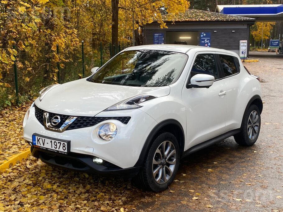 Nissan Juke, pilnā Tekna komplektācija, TA līdz 02.2027, ļoti ekonomisks 1.6