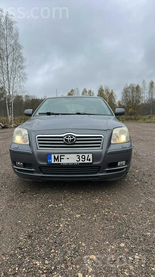 Tiek pārdota Toyota Avensis D-4D. 
Tehniski labā stavokli, bet kā jau padzī