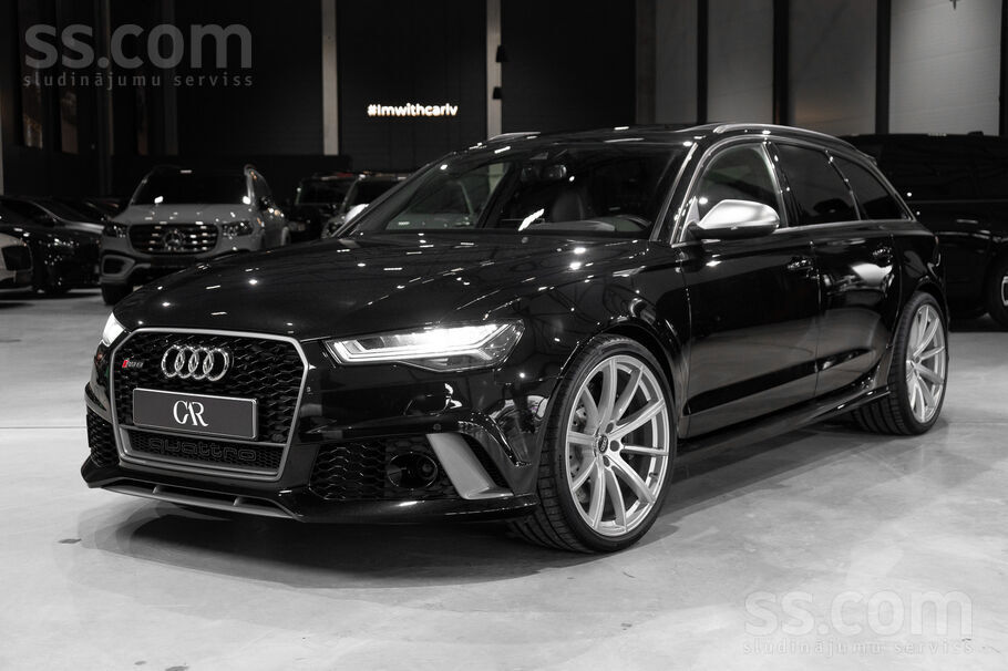 Pārdod Audi Rs6 C7 Avant ar 4.0 L V8 Bi-Turbo Tfsi dzinēju ar 445 kW/597 Zs