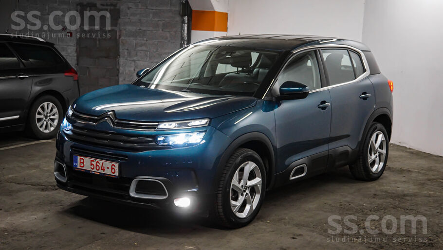 Citroen C5 Aircross.
Komplektacija: R18 diski ar labam riepam, Led, Line