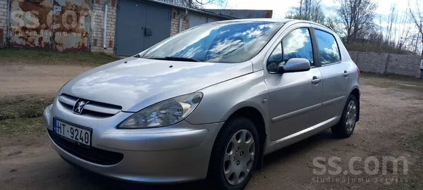 Peugeot 307, 1.6Hdi, manuālā ātrumkārba, garāžas uzglabāšana, ziemā netika l