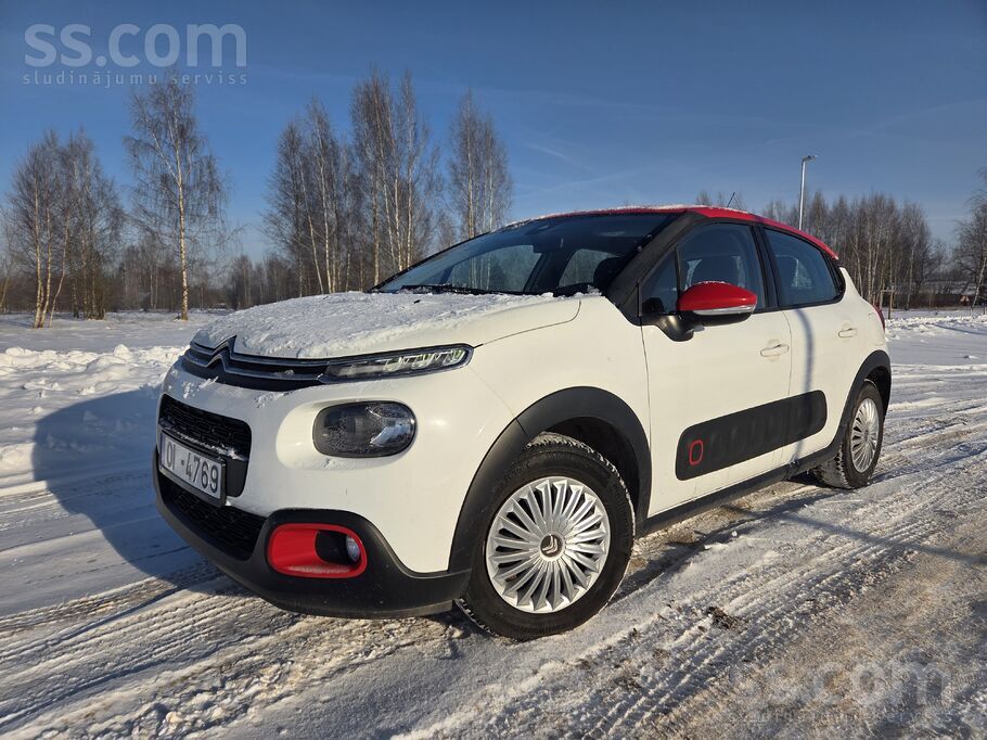 Citroen C3 1.2i. , 18.12.2017g. , 153200km. , TA uz 2 gadiem. Tikko ievesta